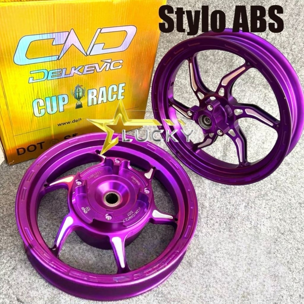 VELG DND DELKEVIC NOZ FAZZIO/ MIO M3/STYLO ABS/STYLO CBS /SCOPPY RING 12/VELG PELEK RACING MIO M3/FA