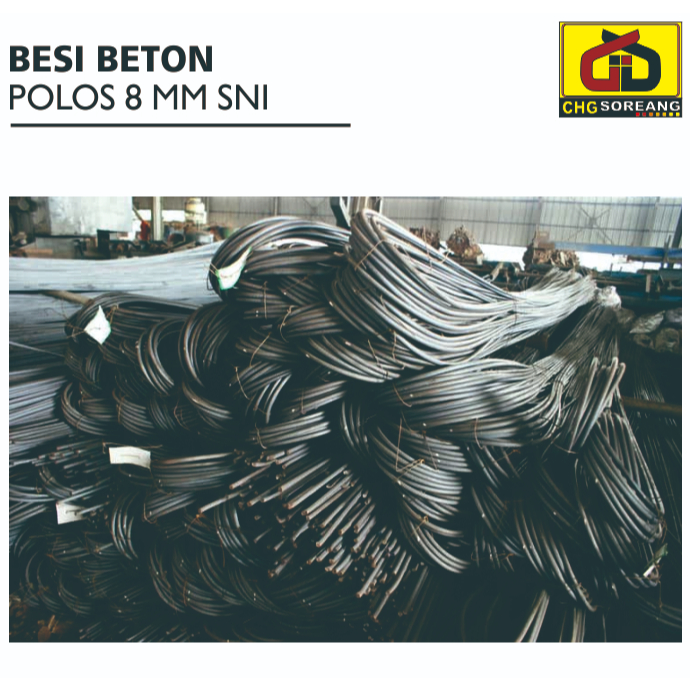 Besi beton polos 8 mm SNI