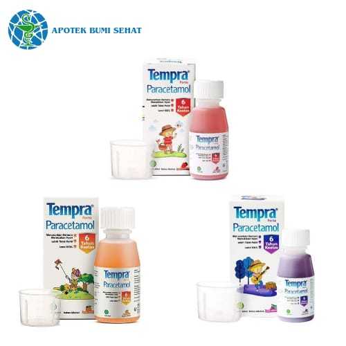 Tempra Forte Sirup Rasa Jeruk 60 ml // Rasa Anggur 60 ml // Rasa Strawberry 60 ml (6 thn ke atas)