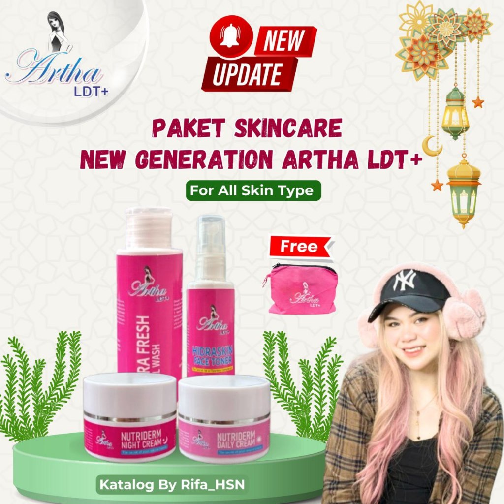 SKINCARE  ARTHA  LDT+ / PAKET SKINCARE WHITENING / PAKET WAJAH ARTHA LDT/ECER