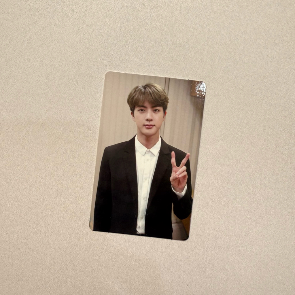 photocard pc seokjin bts jin memo18 memories 2018 dvd official