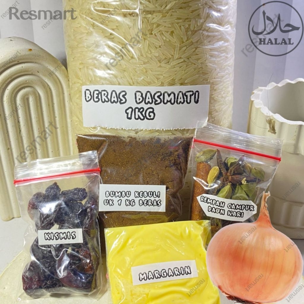 

paket 1kg nasi kebuli super lengkap plus BOMBAY