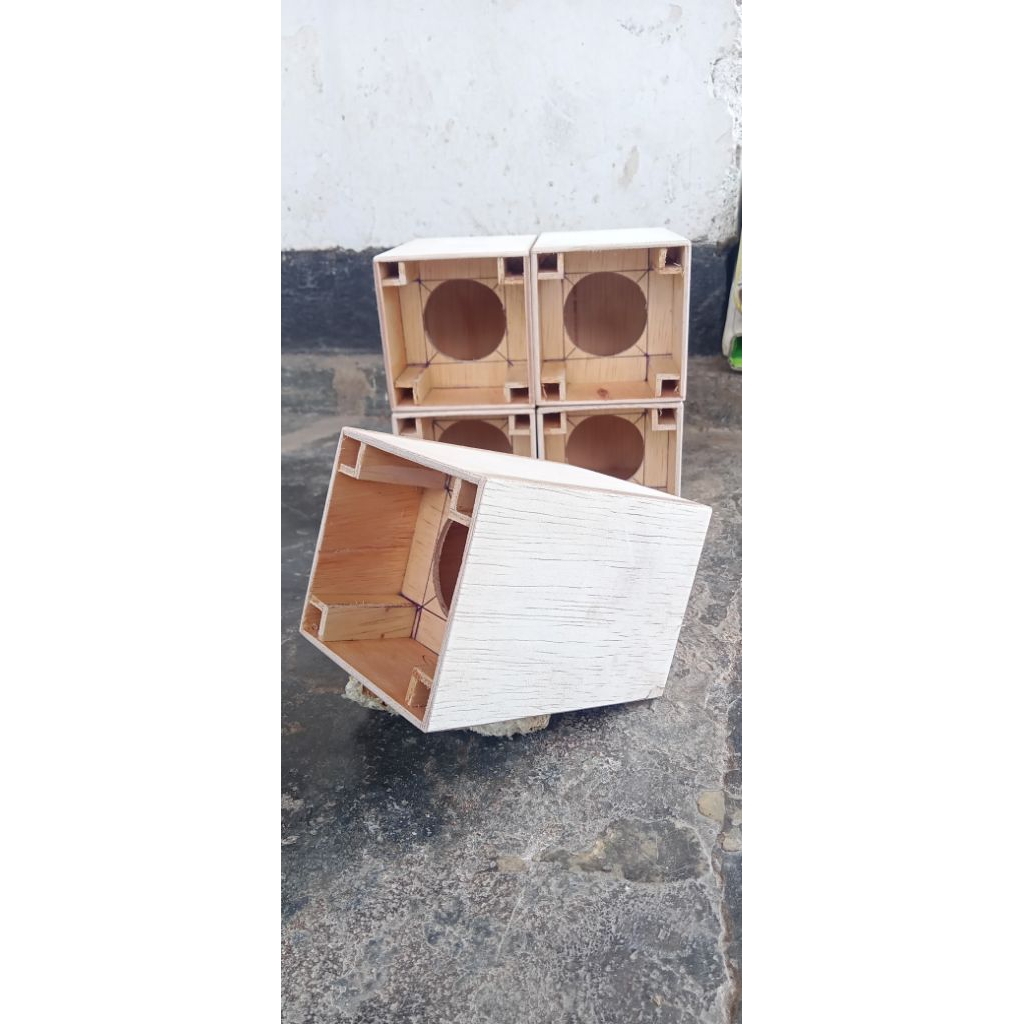 Box planar singgel 1 lubang speaker 2inchi