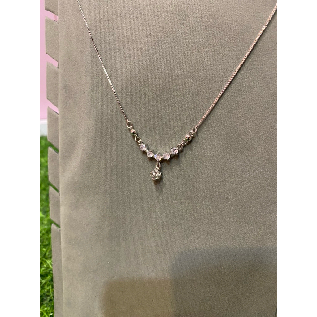 kalung cuping jawelry casual perhiasan silver xuping