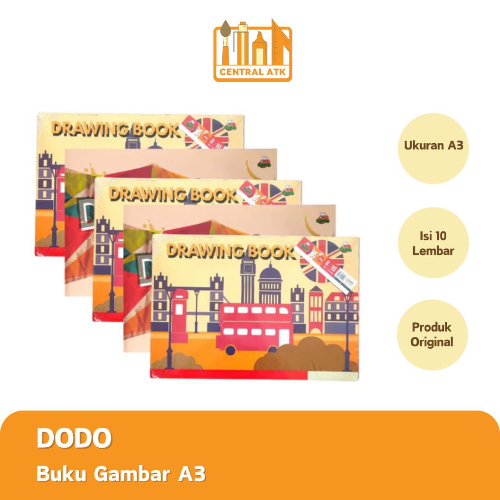 

DRAWING BOOK / BUKU GAMBAR DODO A3 ( 1 PCS )
