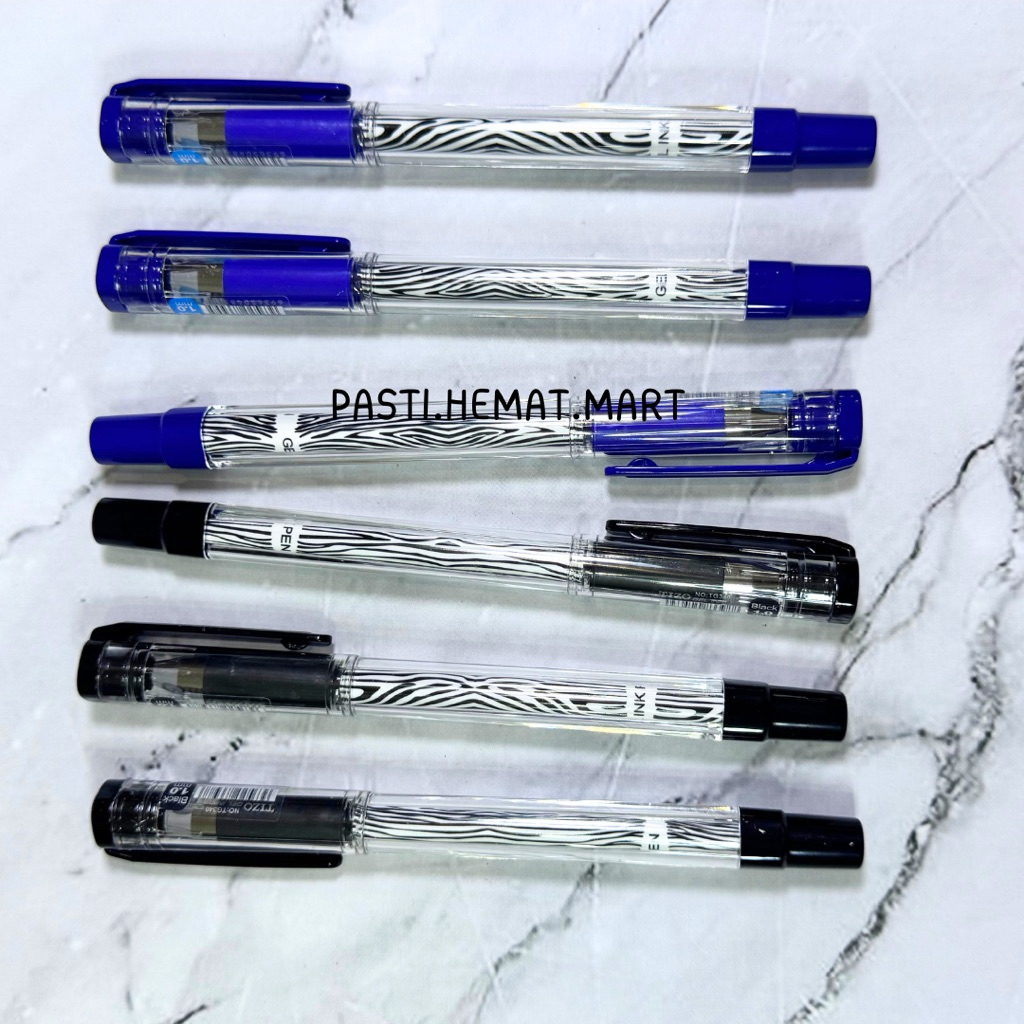 

Pulpen Ball Liner Tizo TG 340 | Pena Tanda Tangan Tizo 1.0 MM | 12 PCS | Hitam/Biru