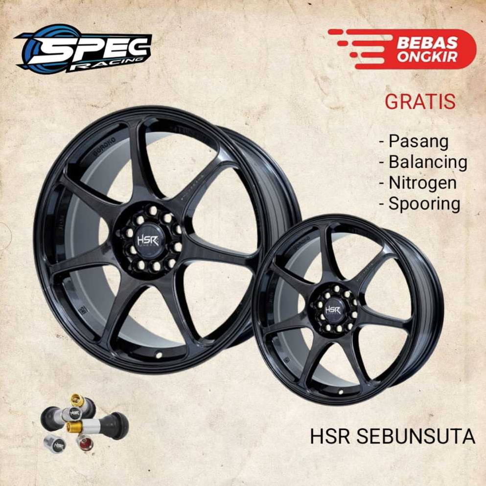 Velg Mobil Racing Ring 18 Hsr Sebunsuta Untuk Yaris cross Altis Xpander Terios Dan Innova