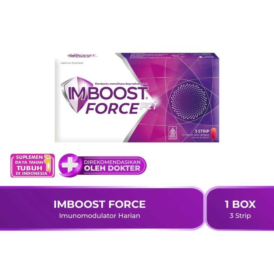 Imboost Force Suplemen Daya Tahan Tubuh/Multivitamin / Imboost Daya Tahan Tubuh