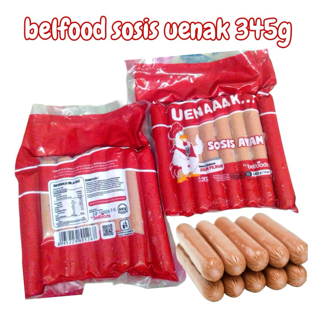 

Belfoods uenaaak sosis ayam 375gr