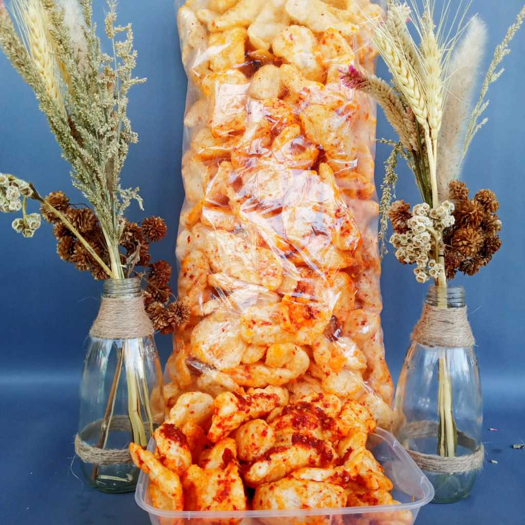 

Cemilan Cuanki Lidah Cikruh Bojot Pedas Daun Jeruk 500gr Toping Seblak Mie baso Aci GRATIS Packing