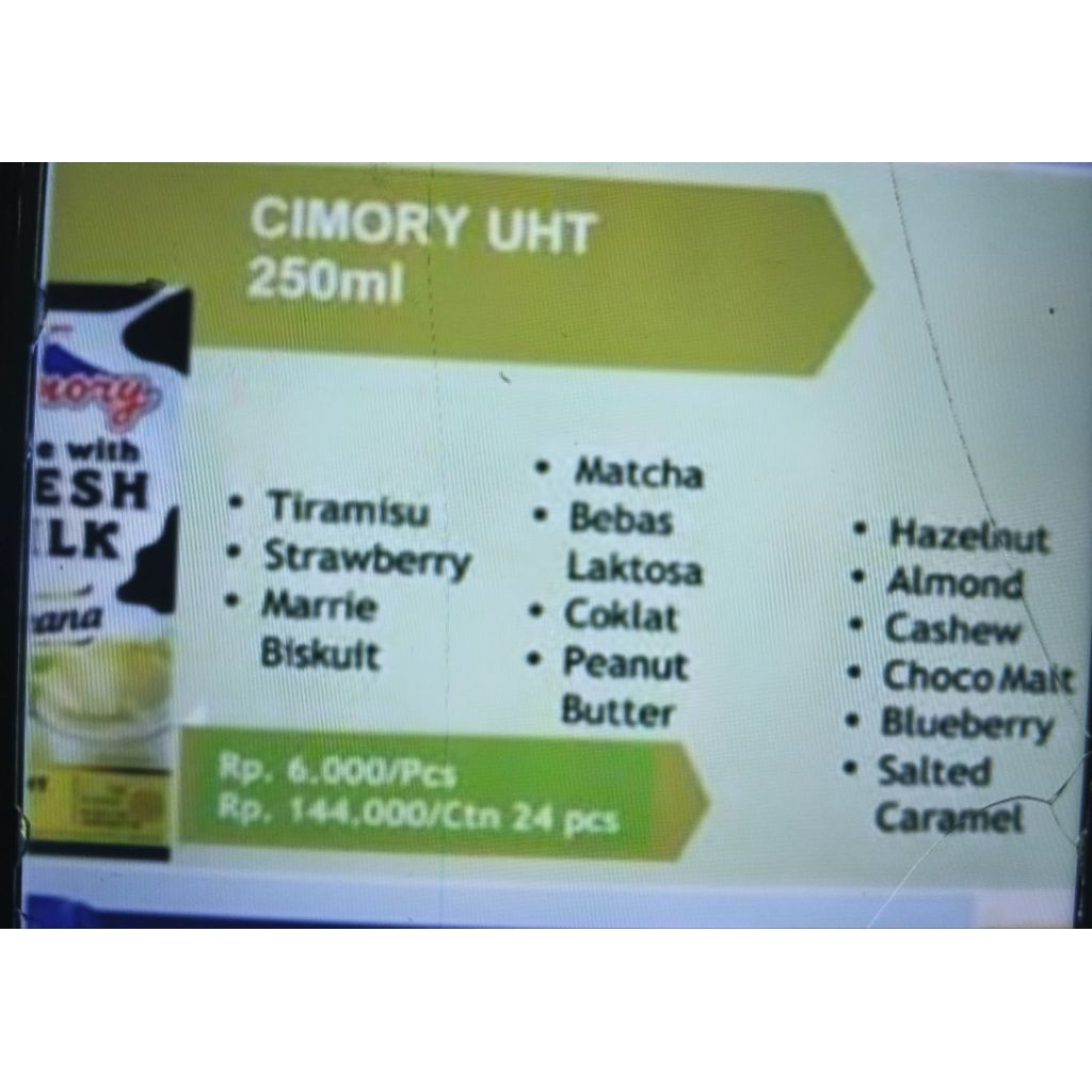 

Cimory UHT 250ML