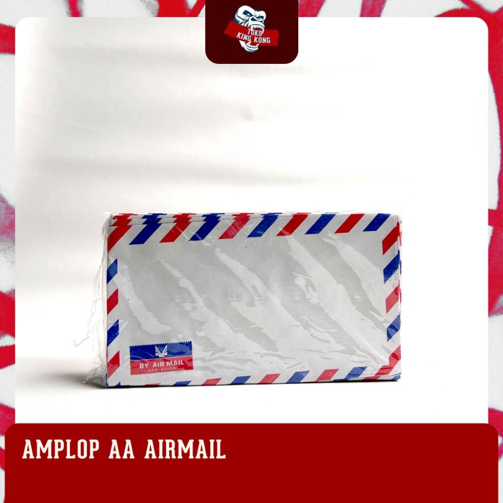 

Amplop AA Airmail Murah Putih Tanpa Lem Grosir