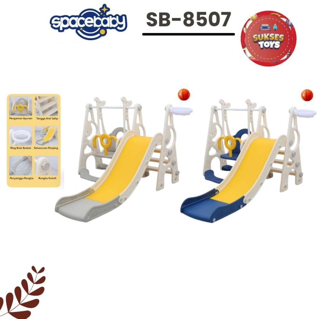 SLIDE SPACEBABY SB-8207 (3 IN 1) PEROSOTAN DAN AYUNAN