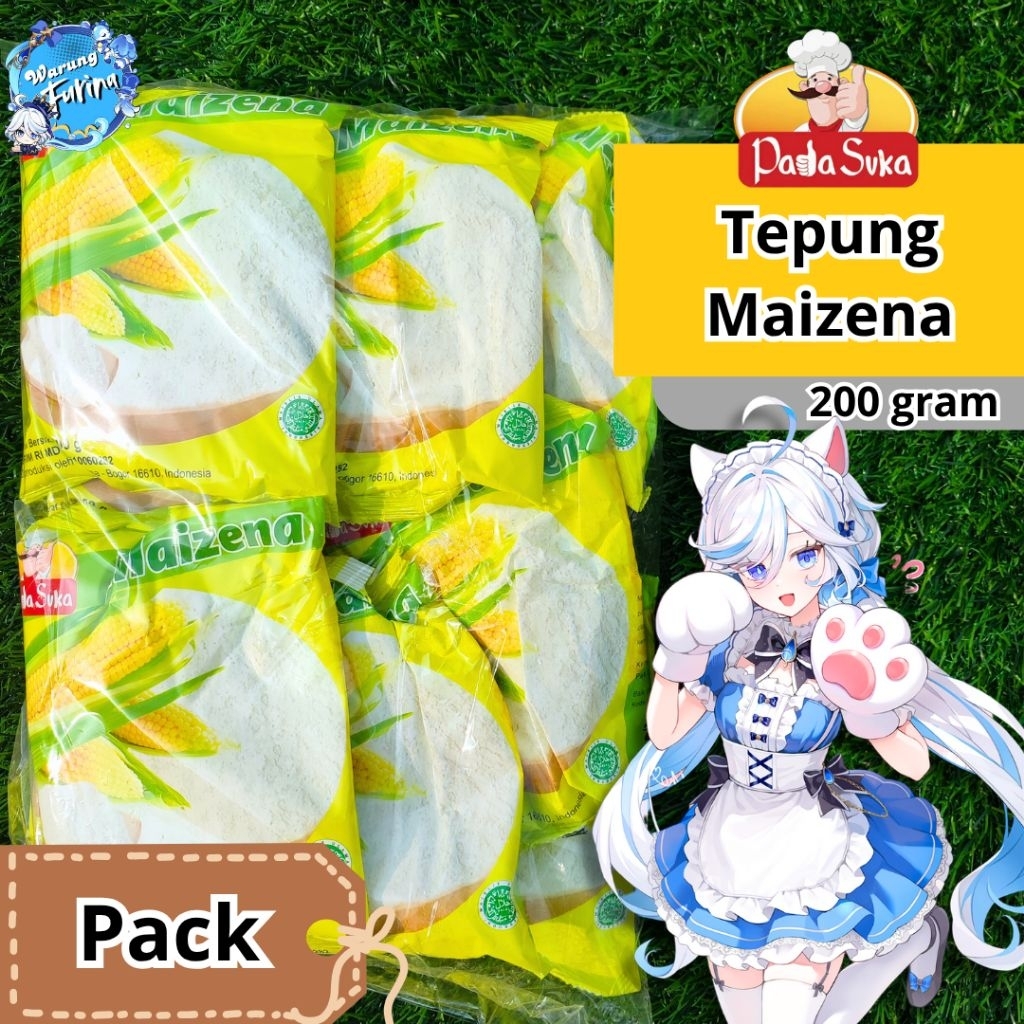 

Padasuka Tepung Maizena / Corn Starch 200gr | Pack