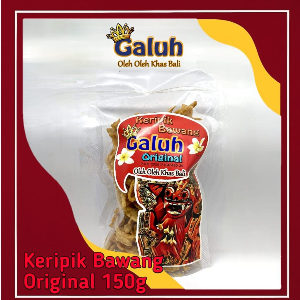 

Keripik Bawang Galuh Original 150g – Camilan Renyah Gurih, Oleh Oleh Khas Bali Murah & Halal
