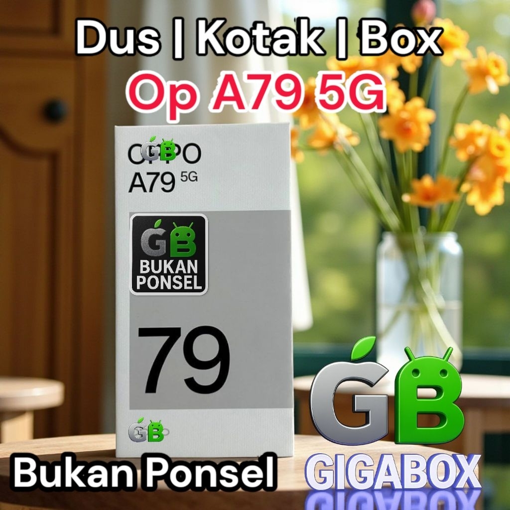 

Dus | Kardus | Box Kemasan Op A79 5G – (Dus Only) untuk Pajangan Dekoratif