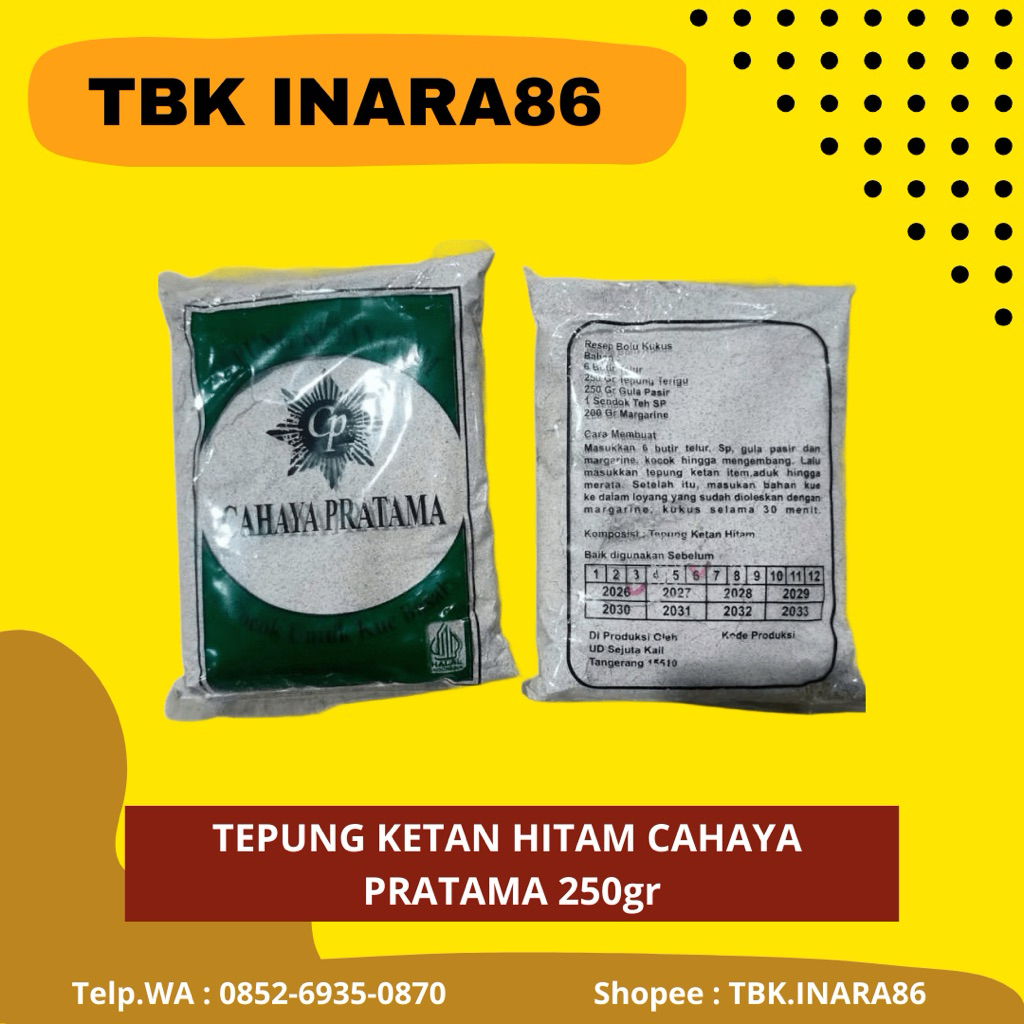 

Tepung Ketan Hitam Halus – Cahaya Pratama Original untuk Aneka Olahan Kue