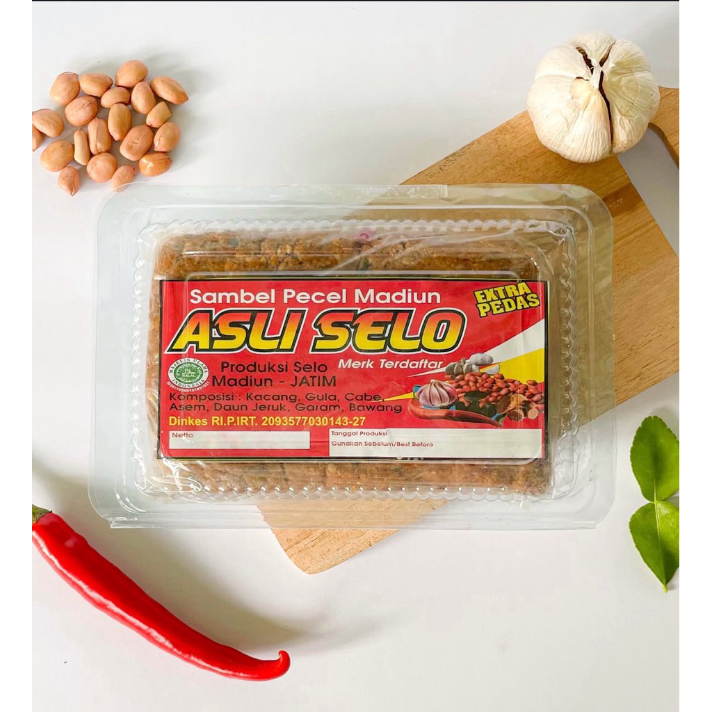 

Sambel Pecel Madiun Asli Kemasan 500gr