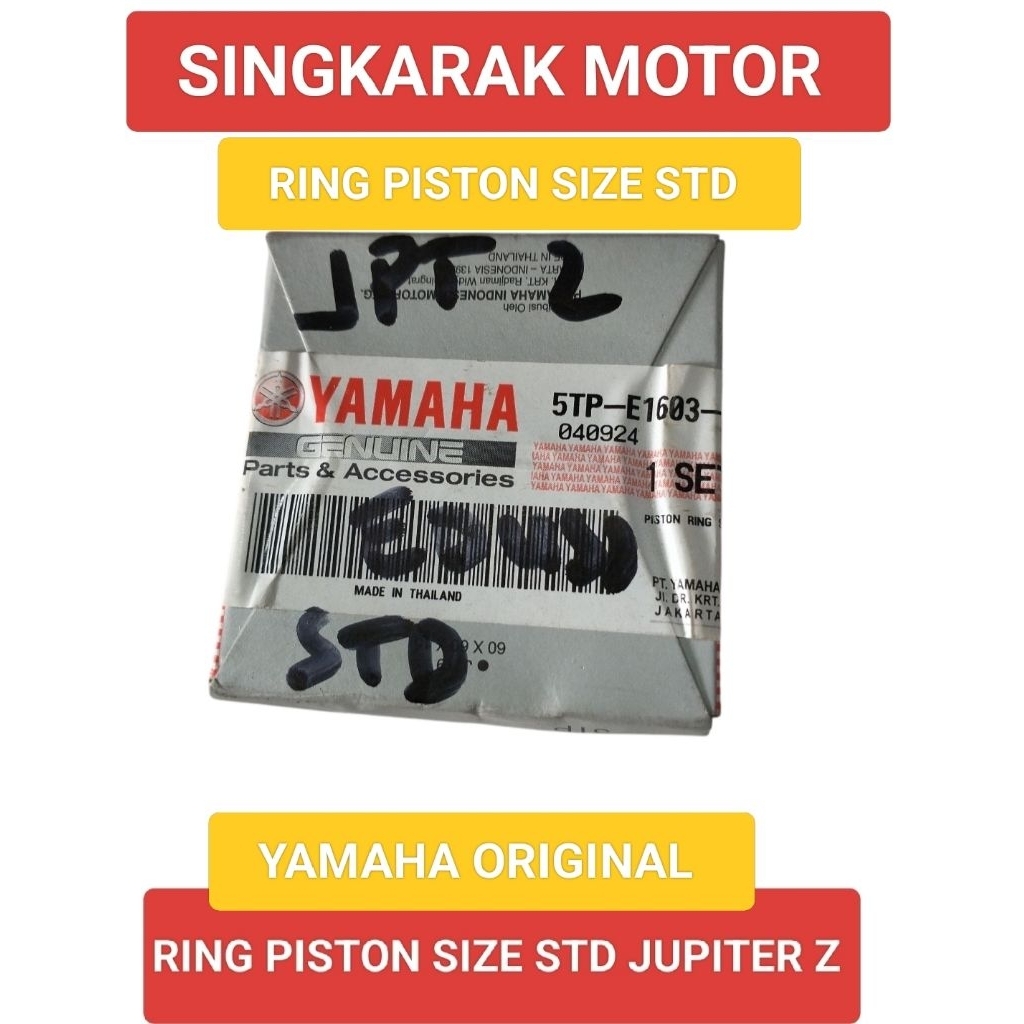 RING PISTON KIT SIZE STD STANDAR YAMAHA JUPITER Z ORIGINAL