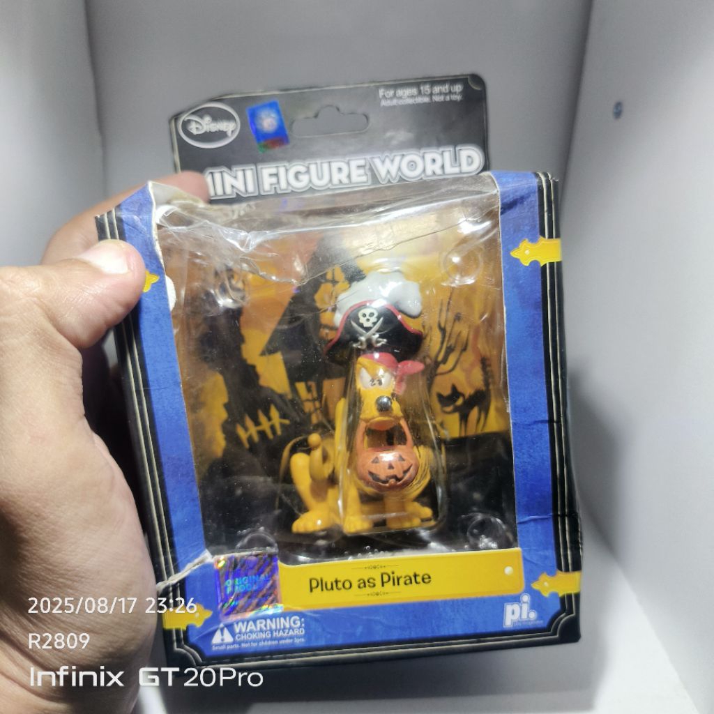 Disney Mini Figure World Pluto As Pirate Halloween