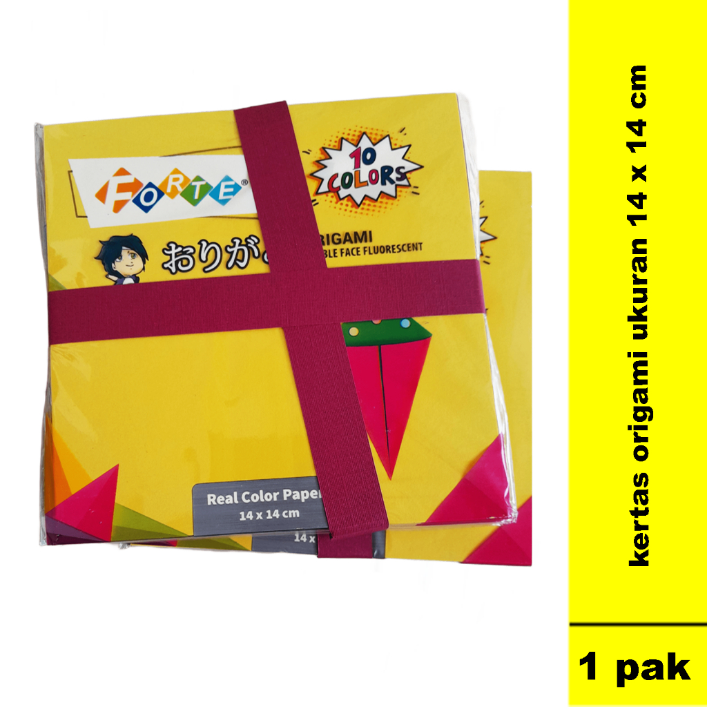 

1 Pack kertas Lipat Origami Size 14 x 14 Double Face