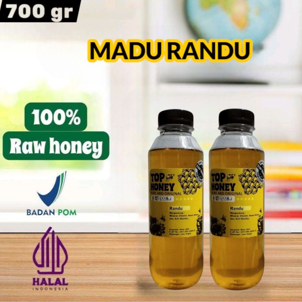 

Top Honey madu randu asli murni original 100% tanpa campuran