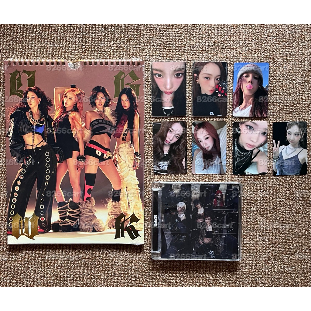 (ready ina, sealed) — dirty work album dirty worker & dirty code ver, pob only makestar everline luc