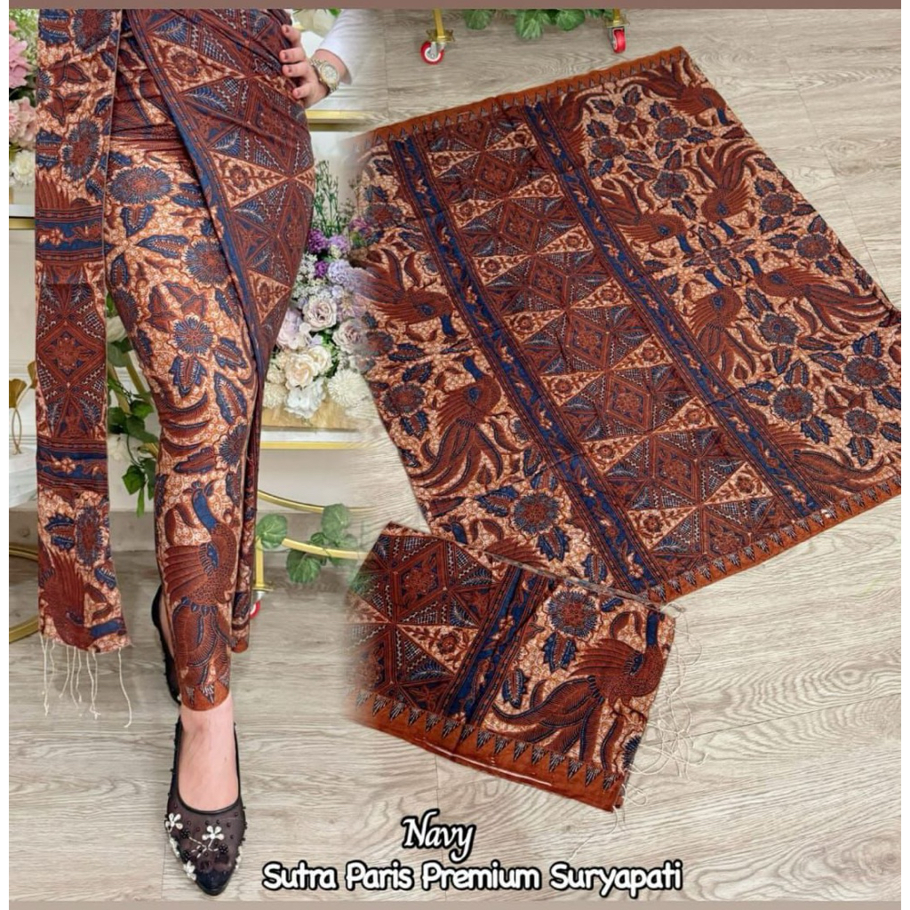 KAMEN BATIK SUTRA PARIS MURAH MOTIF TERBARU