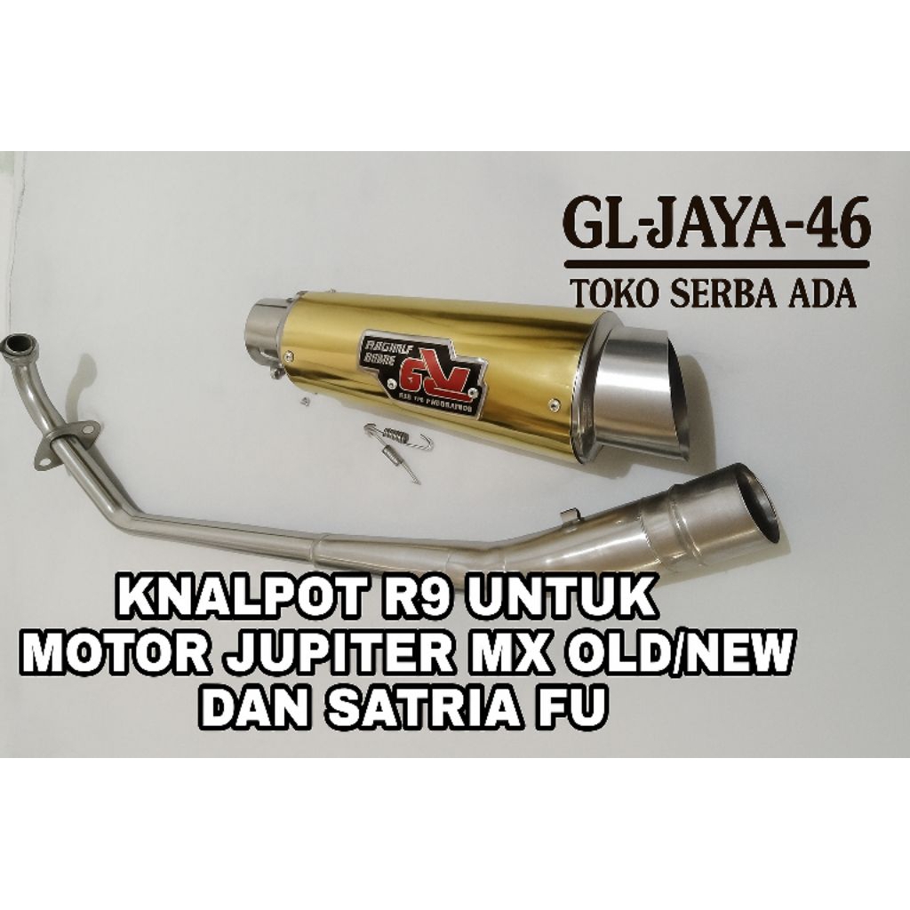 Knalpot Racing R9 Tipe Motor Satria Fu / Jupiter Mx