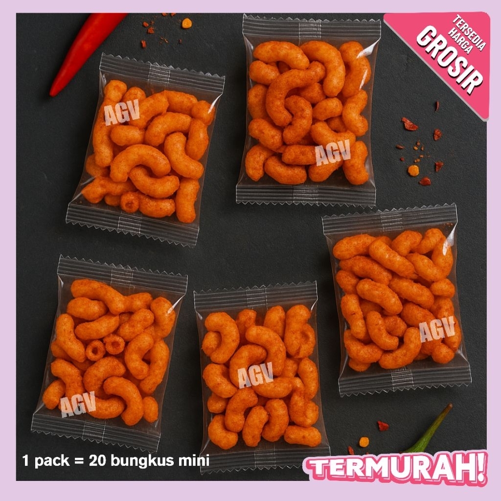 

Camilan Asin Gurih Pedas | Makaroni Asin Gurih Pedas | Makaroni Mentari | Camilan Praktis | Snack Jadul Makaroni | Makaroni Pedas Daun Jeruk | Jajanan Makaroni Renyah | Keripik Renyah