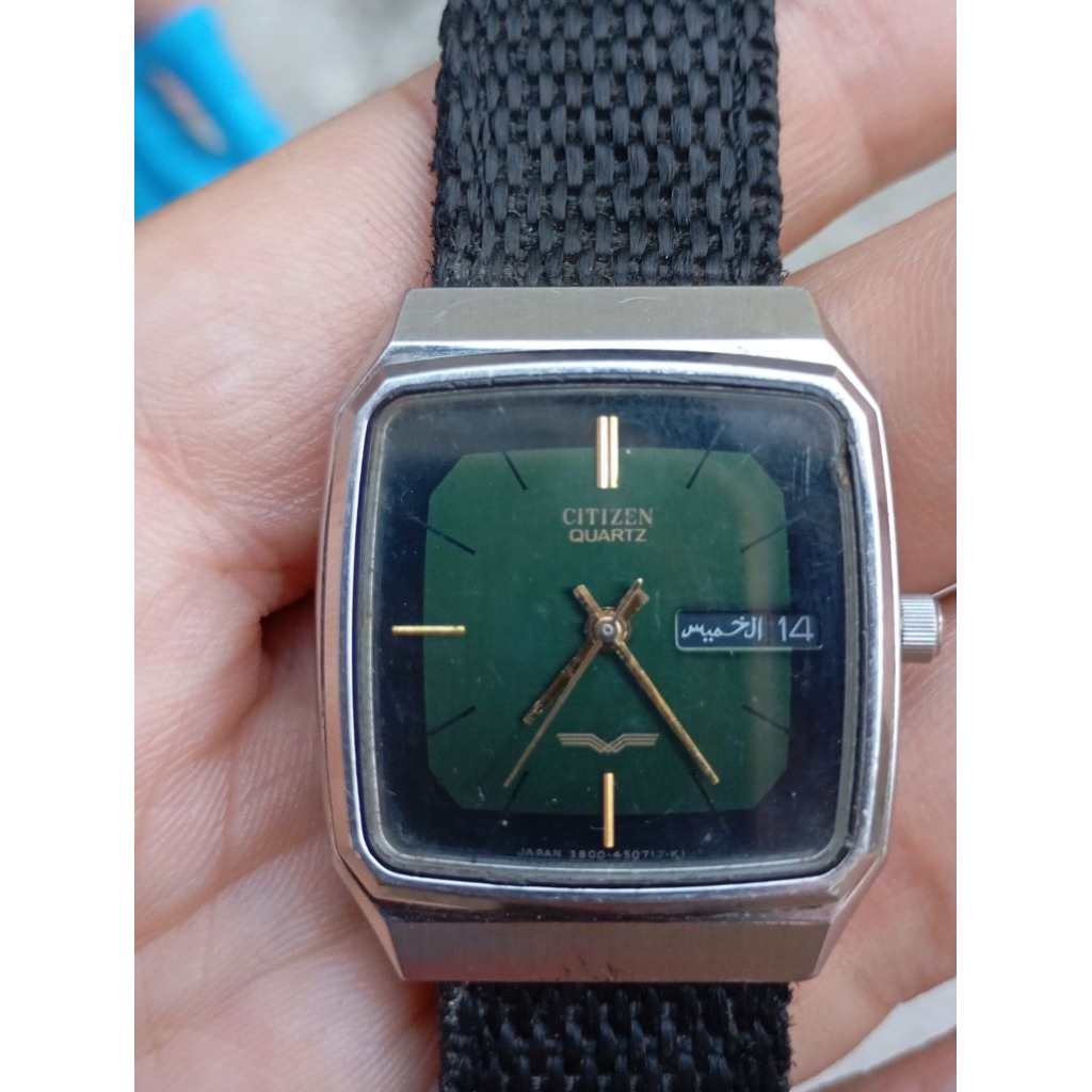 jam tangan citizen vintage model tank second bekas original