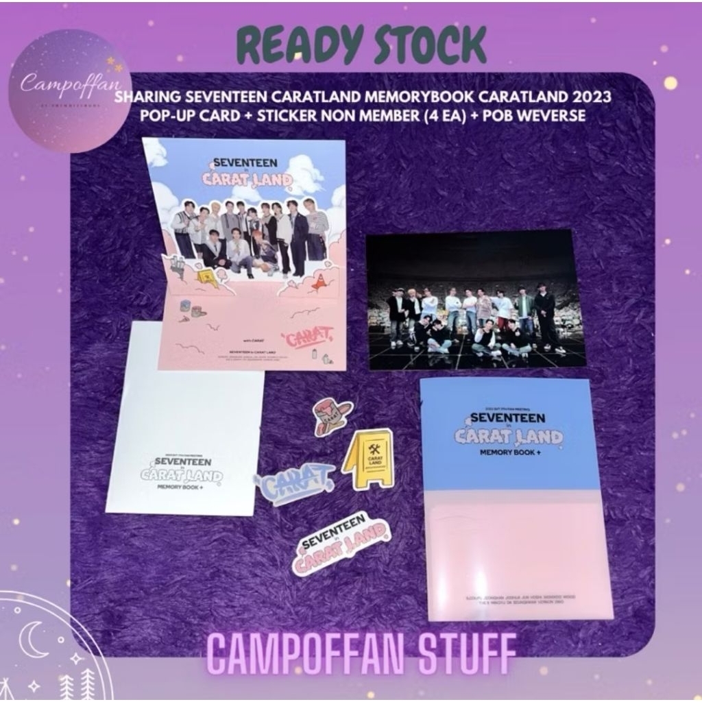 [READY] SEVENTEEN MEMORYBOOK 7th FANMEETING CARATLAND + DIGITAL CODE 2023 • JOSHUA JUN WOOZI MINGYU 