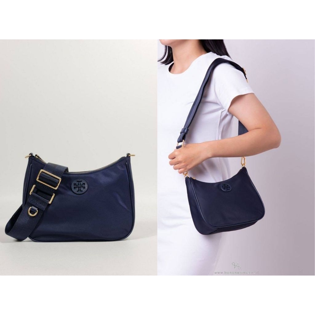 ready tas TB nylon web hobo crossbody