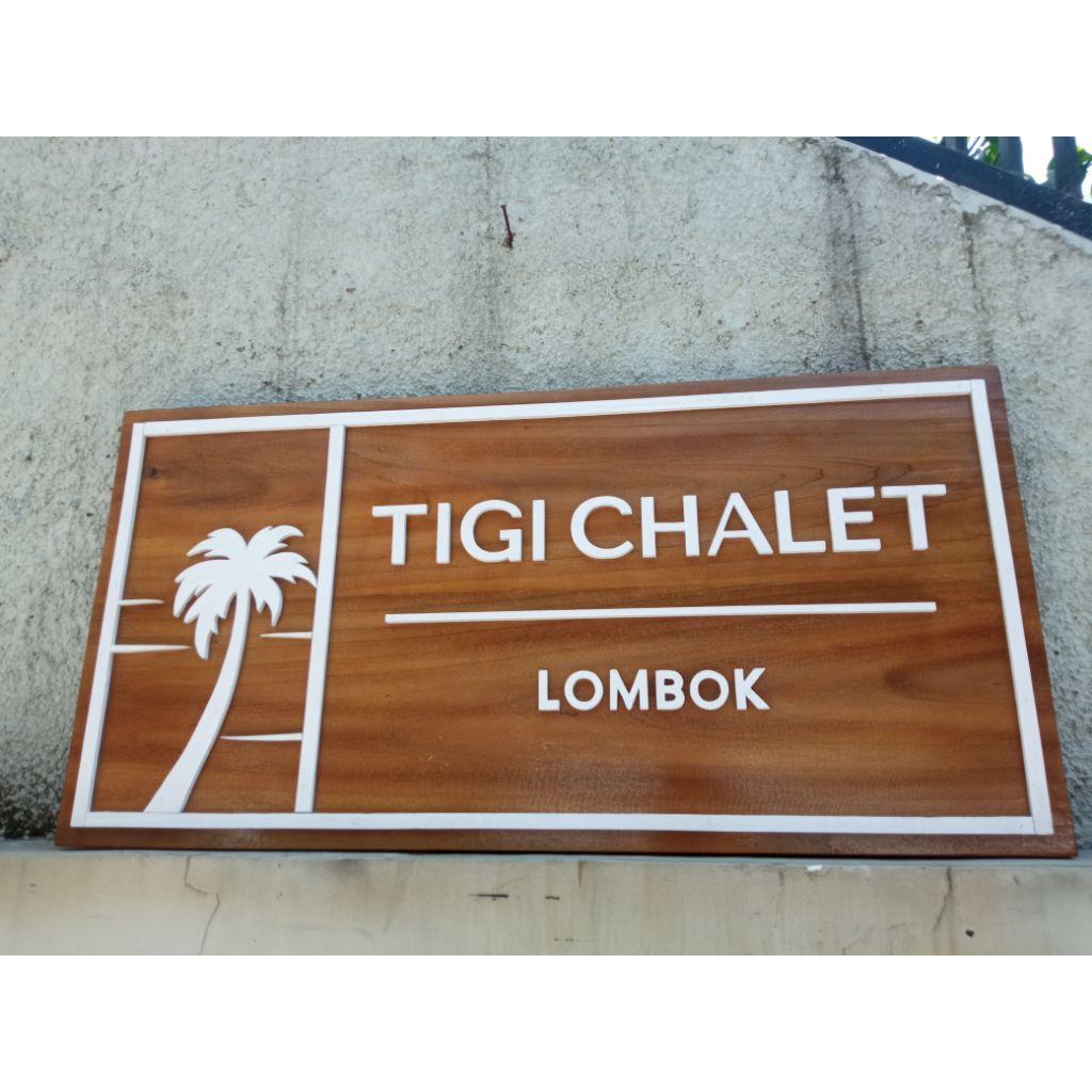 sign board plang  cafe, coffee shop, plang front office custom kayu