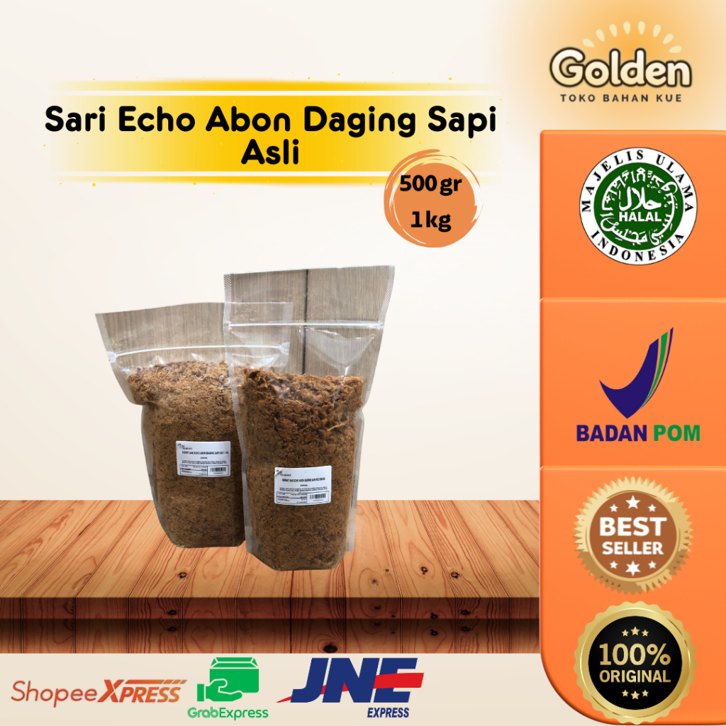

Sari Echo Abon Daging Sapi Asli 500 gr, 1 kg