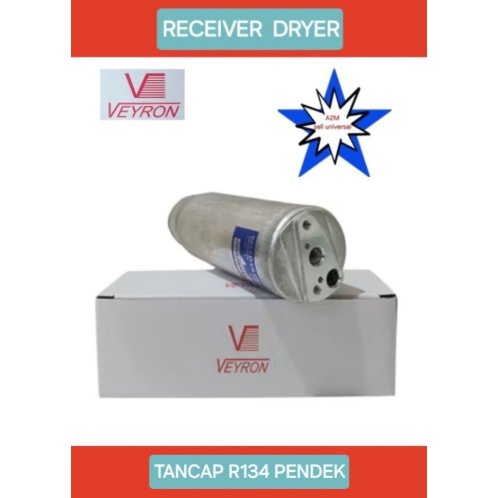 DRYER DRIER FILTER TABUNG SARINGAN FREON AC MOBIL TANCAP R12 PENDEK