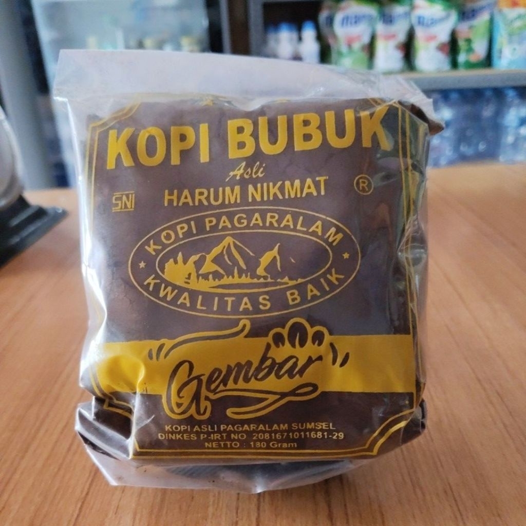 

Kopi gembar asli pagaralam 180gr