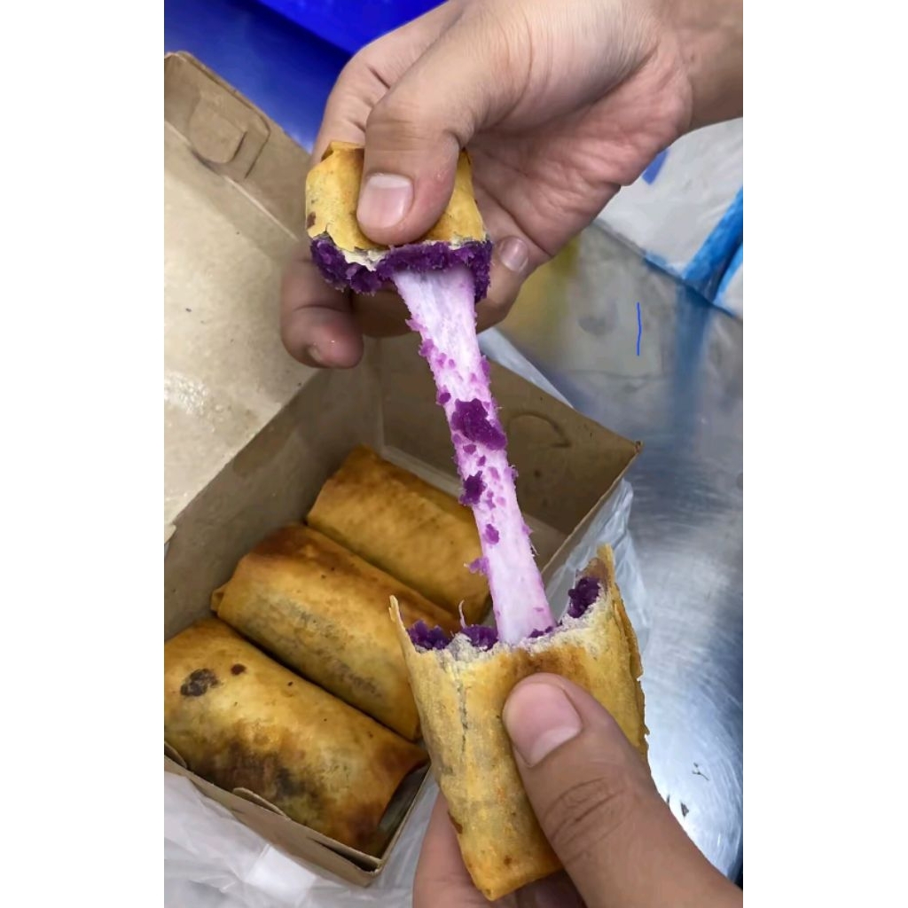 

LUMPIA UBI UNGU MOZZARELLA PREMIUM