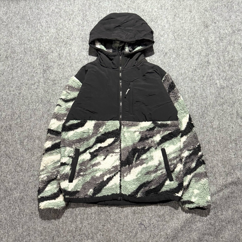 JACKET FIND OUT SHERPA MIX CAMO VINTAGE