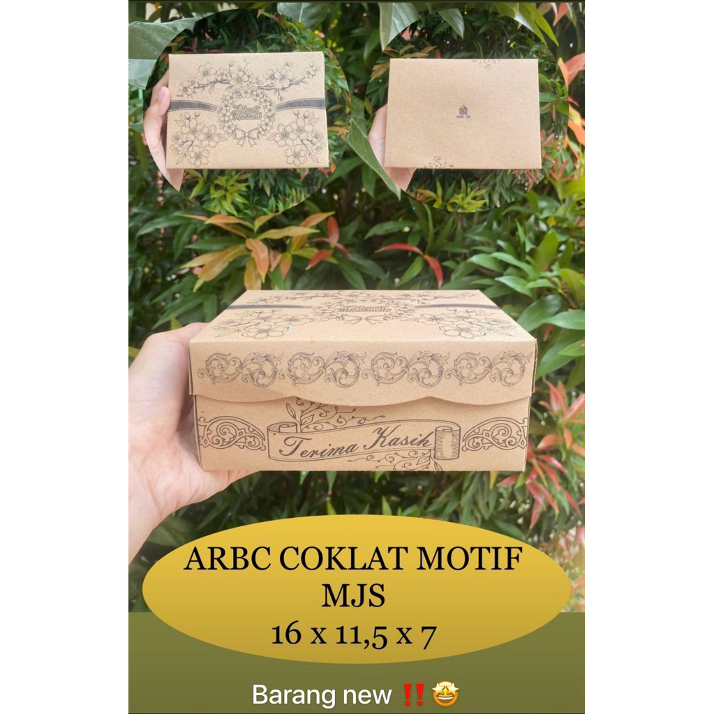 

Kotak ARBC kraft cetak kotak snack box(R5)#100pcs