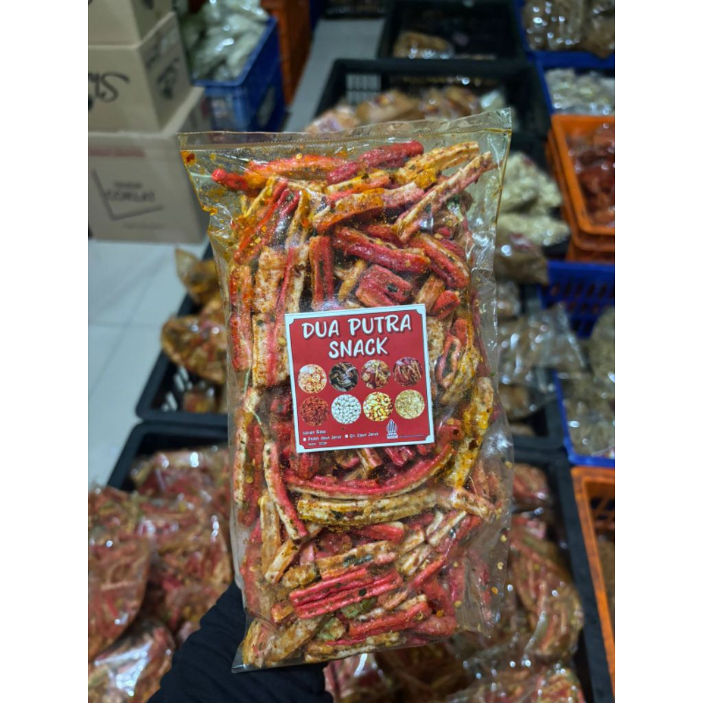 

KERUPUK SEBLAK BETON Dua Putra ladaaaaaa mantap