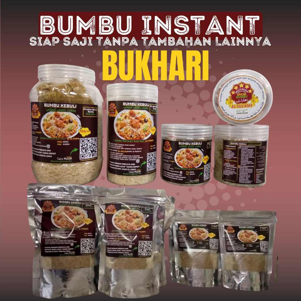 

Bumbu Nasi Bukhari Instant 250g - 1kg