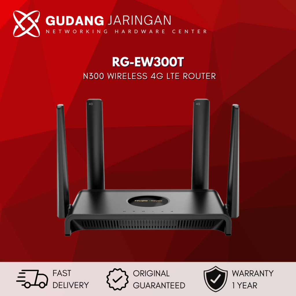 RUIJIE REYEE RG-EW300T Wireless N 4G Lte Router