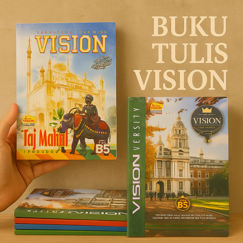 

Buku Tulis Sinar Dunia SIDU 42 Lembar (1 Pack Isi 6 Buku) B5 Big Boss Campus Vision Random