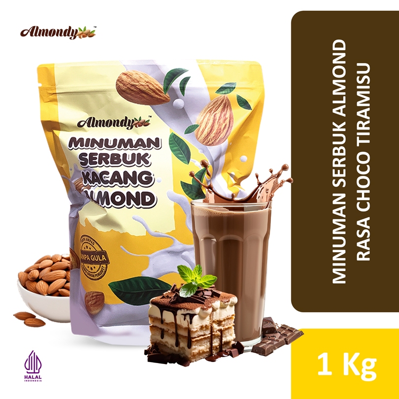 

Almondy Minuman Serbuk Almond - Susu Almond - Choco Tiramisu 1Kg ASI BOOSTER