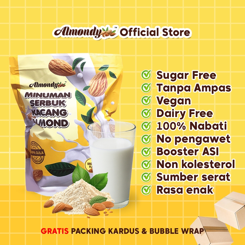 

Almondy Minuman Serbuk Almond - ASI BOOSTER - Susu Almond - Ukuran 1Kg