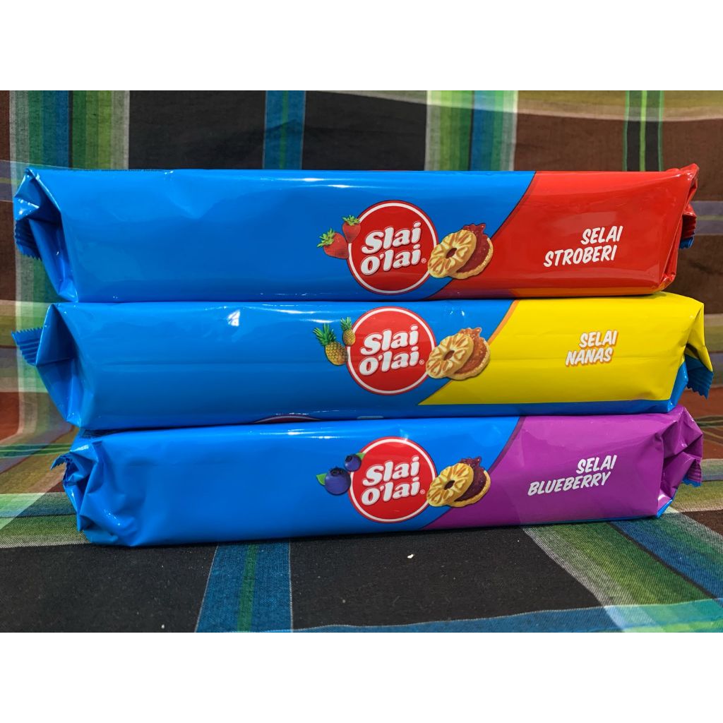 

Slai o'lai 192gram selai nanas, stroberry, blueberry