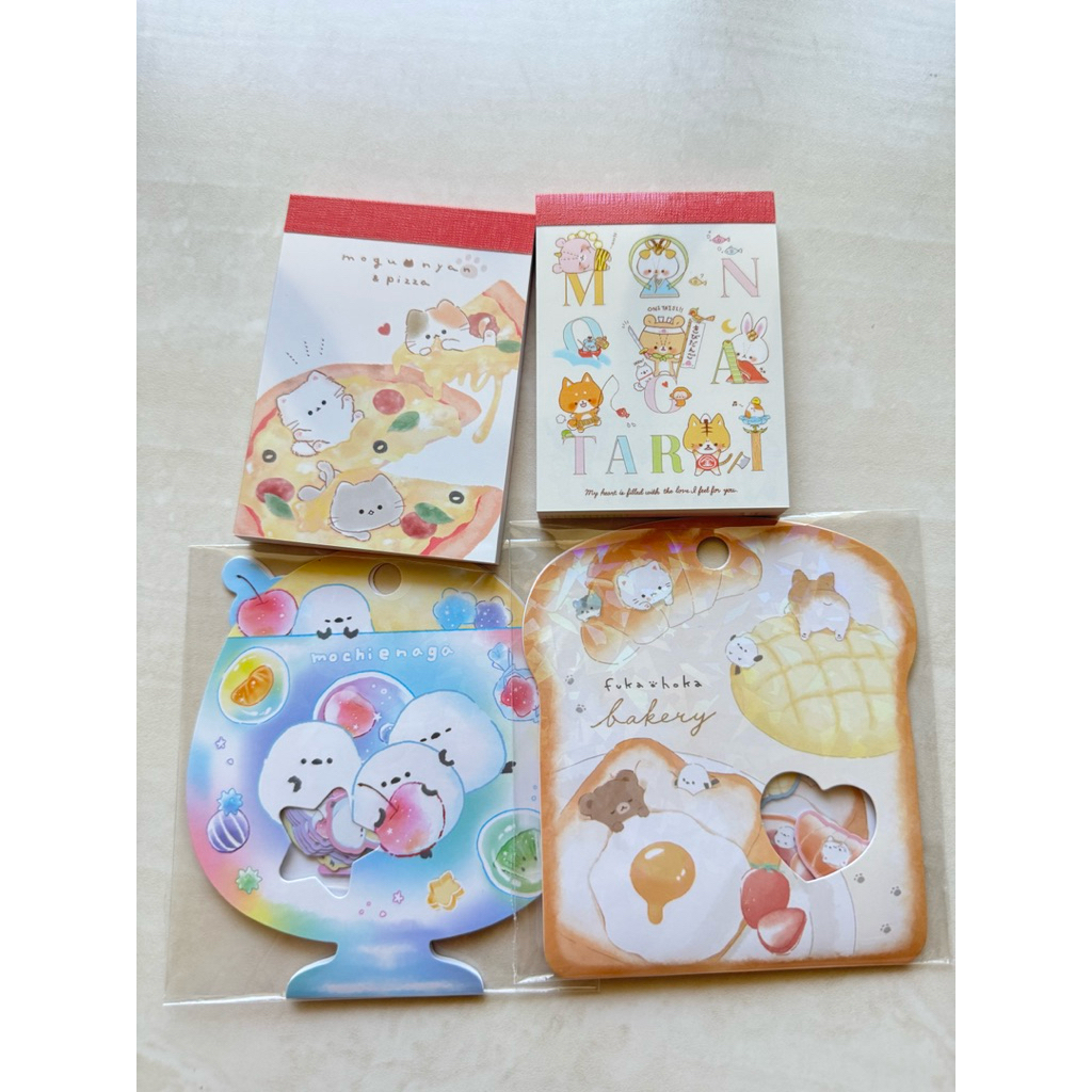 

Kawaii Stationery ORI JAPAN Memo pad Stickers Heisei retro