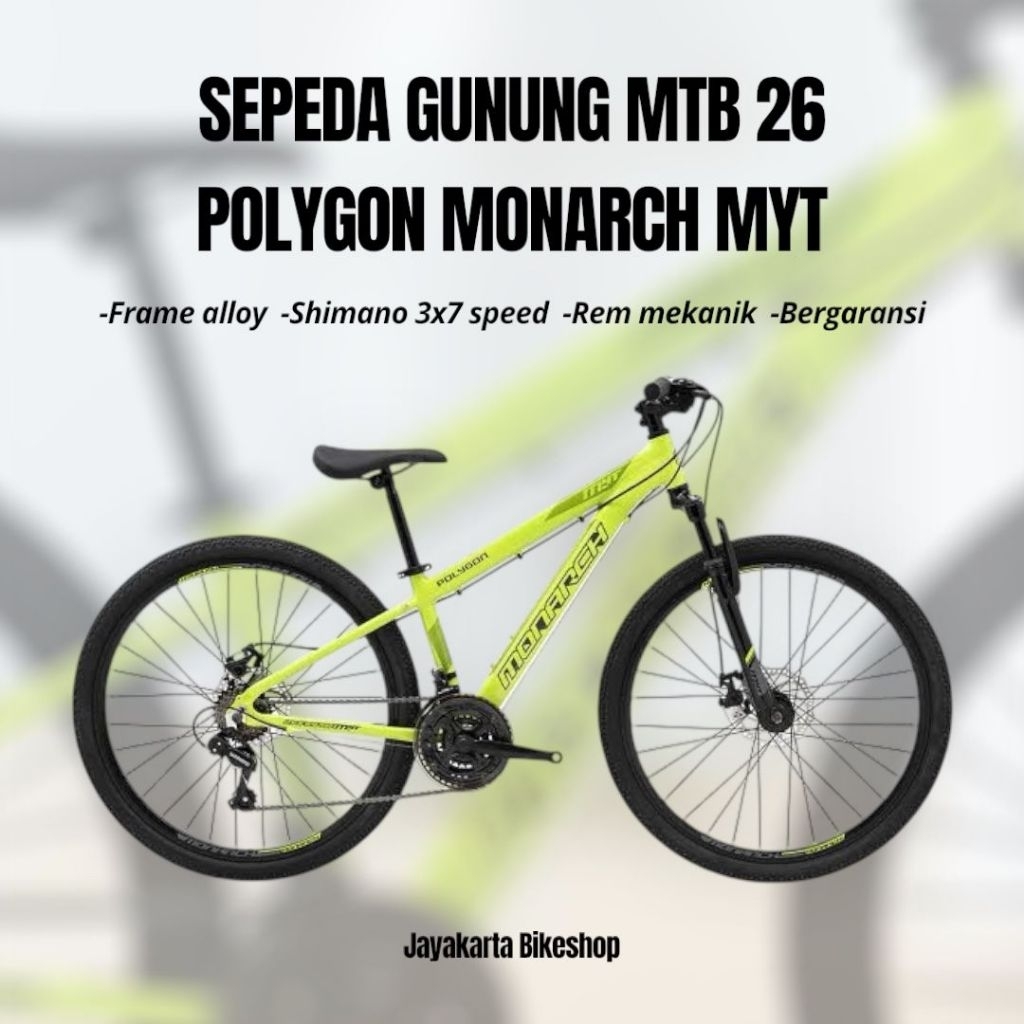 SEPEDA GUNUNG MTB 26 INCH POLYGON MONARCH MYT | SEPEDA DEWASA ADULT MOUNTAIN BIKE | ORIGINAL DAN BER