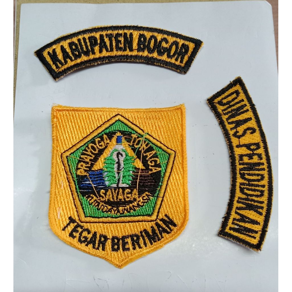 Badge / Atribut Seragam Pemda / PNS Kab Bogor
